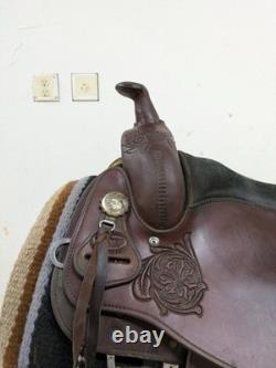 15.5 Inch Used Reinsman Western Trail Saddle 931-11094