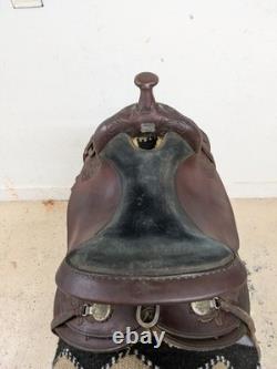 15.5 Inch Used Reinsman Western Trail Saddle 931-11094