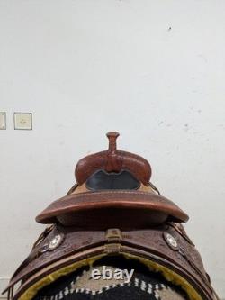 15.5 Inch Used Silver Royal Western Pleasure Saddle 886-8378