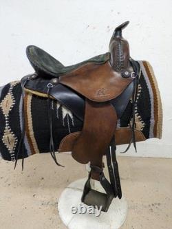 15.5 Inch Used Synergist Western Trail Saddle 435-7182