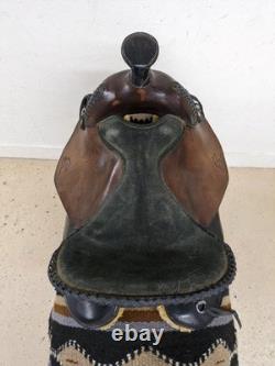 15.5 Inch Used Synergist Western Trail Saddle 435-7182