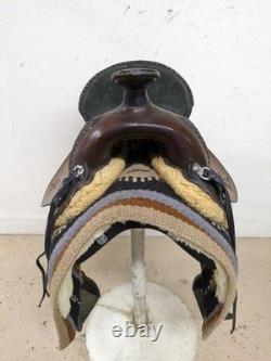 15.5 Inch Used Synergist Western Trail Saddle 435-7182
