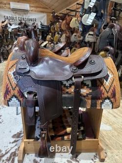 15.5 McCall Cowhorse Western Saddle Model 690 1203