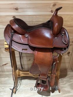 15.5 National Bridle Shop Tennessean Deluxe Western Saddle Model 2211
