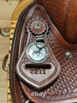 15.5 National Bridle Shop Tennessean Deluxe Western Saddle Model 2211