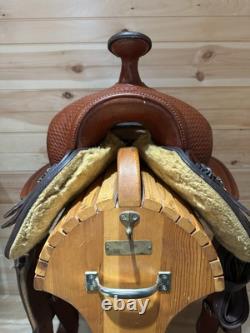 15.5 National Bridle Shop Tennessean Deluxe Western Saddle Model 2211