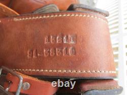 15.5'' Qh Bars Textan Hereford Western Roper Roping Saddle 32.2# USA Tx