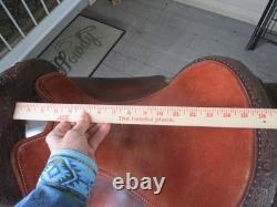 15.5'' Sqh Bars Circle Y Equitation Western Show Saddle