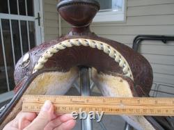 15.5'' Sqh Bars Circle Y Equitation Western Show Saddle