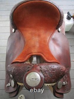 15.5'' Sqh Bars Circle Y Equitation Western Show Saddle