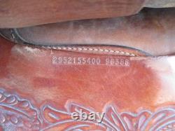 15.5'' Sqh Bars Circle Y Equitation Western Show Saddle