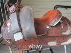 15.5'' Sqh Bars Circle Y Equitation Western Show Saddle