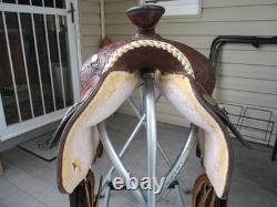 15.5'' Sqh Bars Circle Y Equitation Western Show Saddle