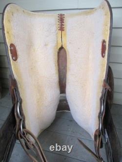 15.5'' Sqh Bars Circle Y Equitation Western Show Saddle