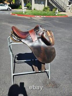 15.5 Syd Hill & Sons Australian Stock Saddle with No Horn. Girth Included