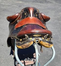 15.5 Syd Hill & Sons Australian Stock Saddle with No Horn. Girth Included