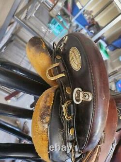 15.5 Syd Hill & Sons Australian Stock Saddle with No Horn. Girth Included