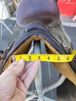 15.5 Syd Hill & Sons Australian Stock Saddle with No Horn. Girth Included