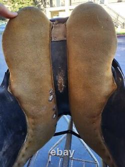 15.5 Syd Hill & Sons Australian Stock Saddle with No Horn. Girth Included