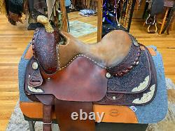 15.5 TEX-TAN WESTERN SHOWith REINING SADDLE