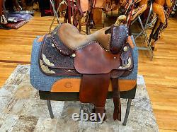 15.5 TEX-TAN WESTERN SHOWith REINING SADDLE