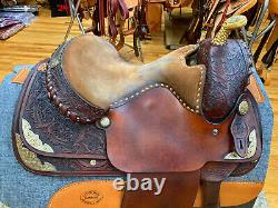 15.5 TEX-TAN WESTERN SHOWith REINING SADDLE