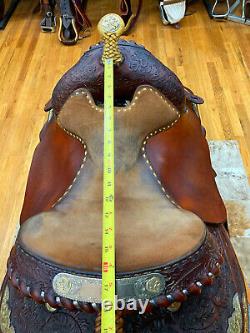 15.5 TEX-TAN WESTERN SHOWith REINING SADDLE