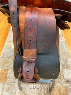 15.5 TEX-TAN WESTERN SHOWith REINING SADDLE