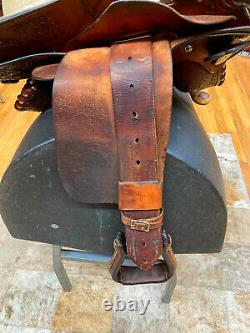 15.5 TEX-TAN WESTERN SHOWith REINING SADDLE