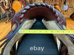 15.5 TEX-TAN WESTERN SHOWith REINING SADDLE