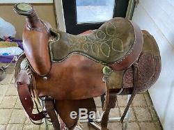 15.5 Tex Tan Used Western Saddle