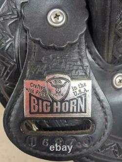 15.5 Used Big Horn Western Endurance Saddle 395-2310