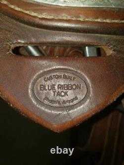 15.5 Used Blue Ribbon Western Show Saddle 56-194
