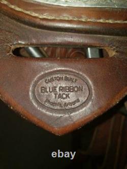 15.5 Used Blue Ribbon Western Show Saddle 56-194