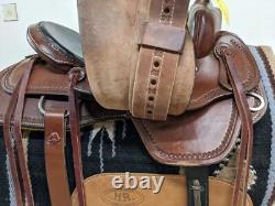 15.5 Used Colorado Saddlery Western Oregon Trail Saddle 590-4005