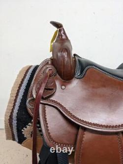 15.5 Used Colorado Saddlery Western Oregon Trail Saddle 590-4005