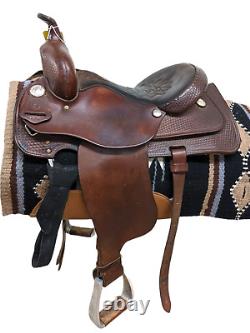 15.5 Used Courts Western Trail Saddle 595-4072