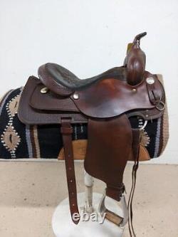 15.5 Used Courts Western Trail Saddle 595-4072