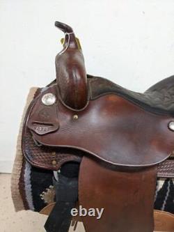 15.5 Used Courts Western Trail Saddle 595-4072