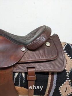 15.5 Used Courts Western Trail Saddle 595-4072