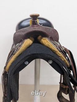 15.5 Used Crates Saddlery Western Trail Saddle 393-3753