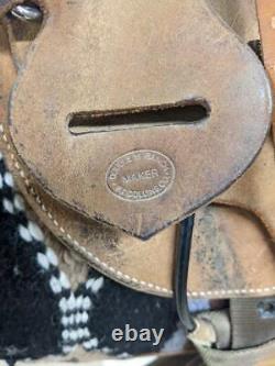 15.5 Used Double H Western Wade Saddle 589-4003