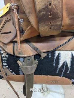 15.5 Used Double H Western Wade Saddle 589-4003