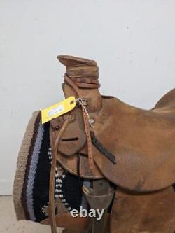 15.5 Used Double H Western Wade Saddle 589-4003