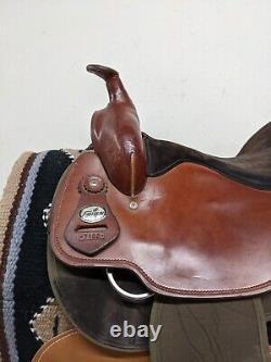 15.5 Used Fabtron Western Draft Trail Saddle 2-1398