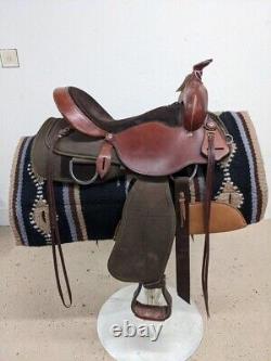 15.5 Used Fabtron Western Trail Saddle 2-1451