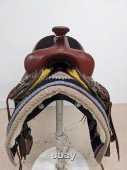 15.5 Used Fabtron Western Trail Saddle 2-1451