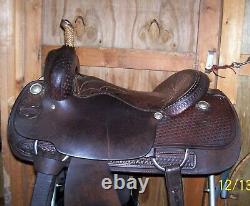 15.5 Used Longhorn Western Cutting Pleasure Trail Saddle