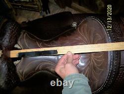 15.5 Used Longhorn Western Cutting Pleasure Trail Saddle