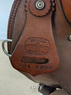 15.5 Used McCall Western Cowhorse Saddle 468-3040